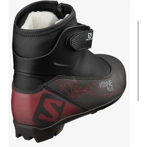 NEW Salomon Vitane Plus Pilot Nordic Ski Boots Size 7 Women’s Black